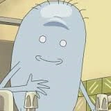 King Jellybean pretending to be friendly.