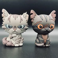 Ashfur and Mudclaw figures