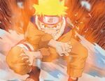 Naruto's initial jinchūriki form.