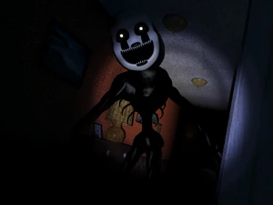 Nightmarionne in the left hallway.