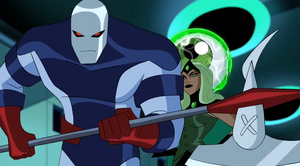 Persuader in Justice League Unlimited.