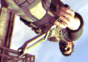 Neves standing over Max.