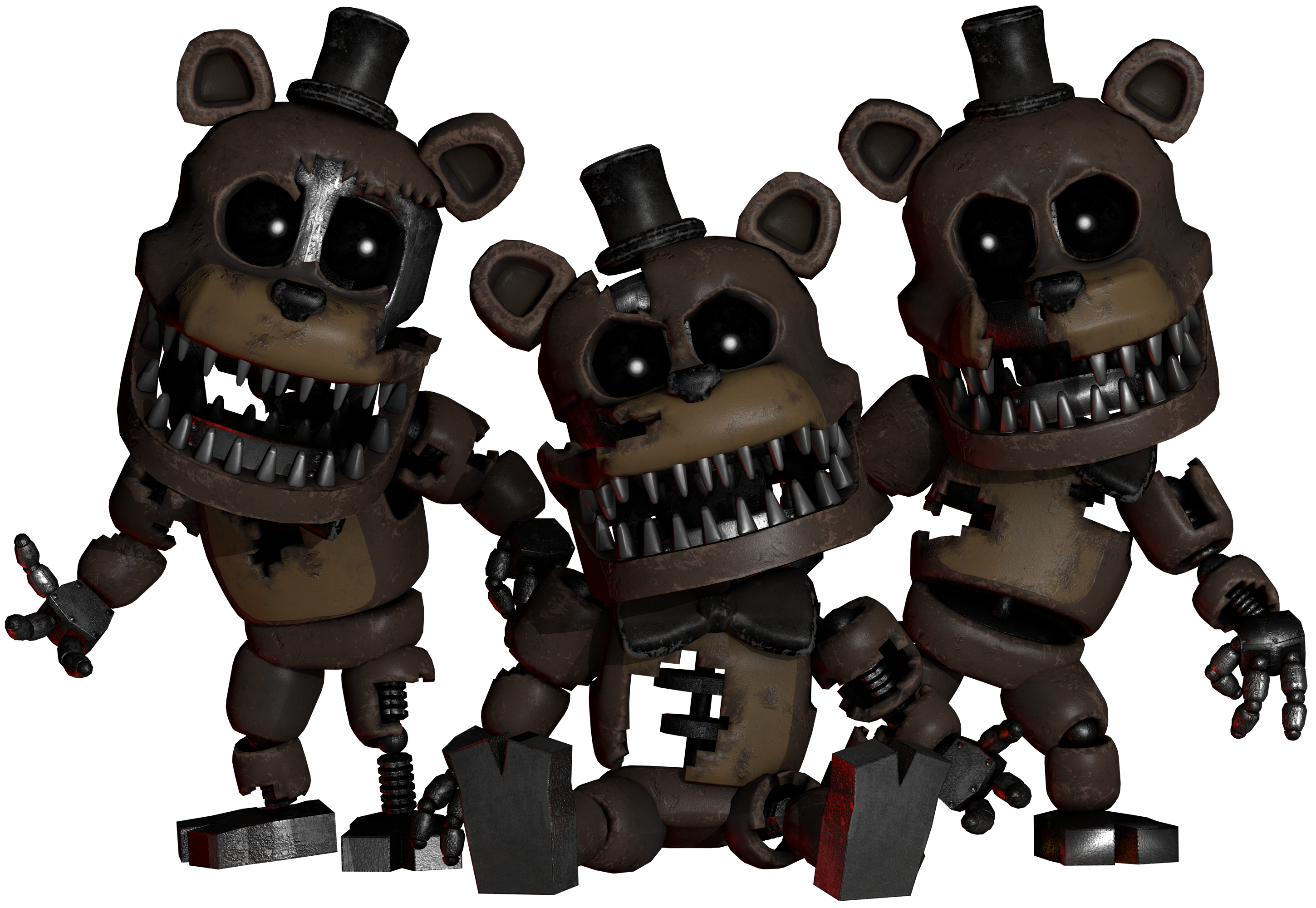 Nightmare Animatronics (FNaF Raps), Villains Fanon Wiki