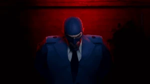 Spy having gasoline poured onto his face