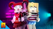 Circus Baby and Elizabeth in the thumbnail of part 1 : Funtime Dance Floor (V1)