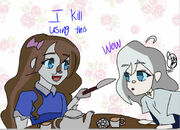 Lilly and lexi teaparty
