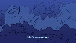 Wendy on her deathbed