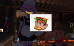 MaidJaxgivesKaufmoasandwich.png (520 KB) Jax giving Kaufmo a literal knuckle sandwich.