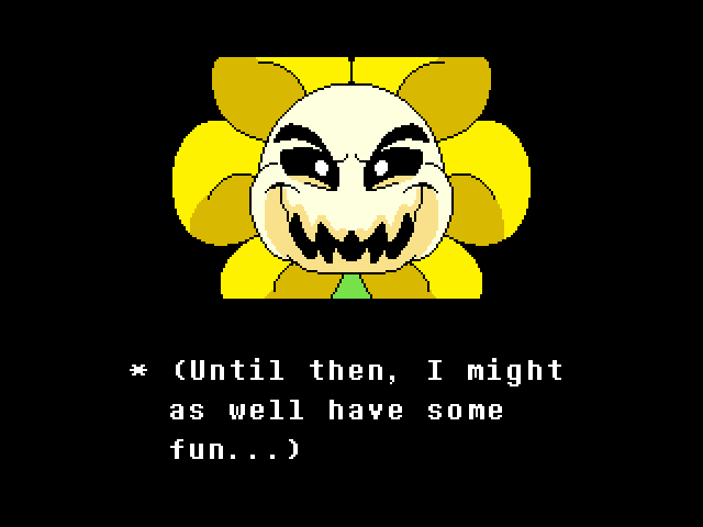 Do you think Flowey's ability to change his face so much is a side