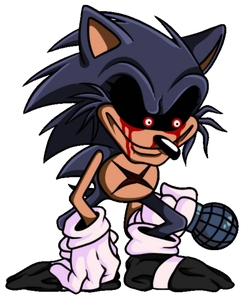 Playable Lord X Sonic (in-game size) [Friday Night Funkin'] [Mods]