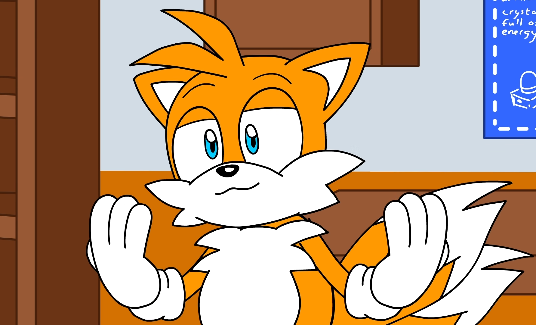 Tails secret. Evil Tails. Crazy Tails. Psycho Tails. Crazy Amy and Crazy Tails.