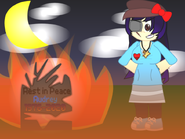 Alison destroying Audrey's grave, which is a major turning point for her as she would awaken the angry spirit of Audrey.