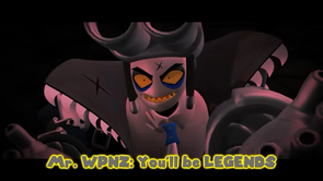 "You'll be LEGENDS!" WPNZ tries to convince Zack, Katie, and Cory to stay with him.