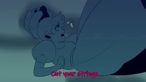 Tinkerbell mocks Wendy as she falls to her death