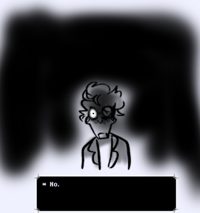 Spamton after learning his actions didn't impress Kris/the player.