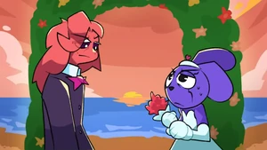 Preston and Bam at their wedding in "Wedding..."