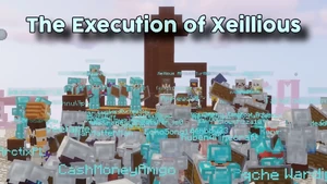 Many Aculon citizens attending the execution of Xeillious.