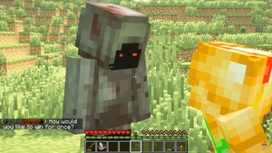 Void Steve manipulating Rainbow into joining him.