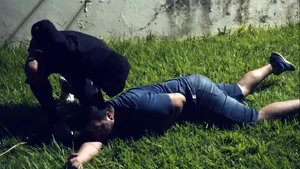 The Invader crosses the MEH for real as he sadistically watches Rodrigues agonize to his death after stabbing him with his poisoned knife
