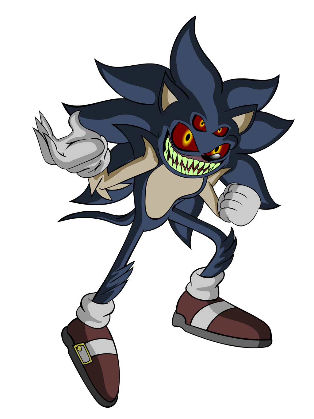 Sonic.exe/Exemonster - New Sprite Animation 2. by