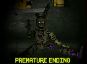 Dave is sealed off inside Springtrap in the Premature Ending.
