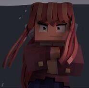 Monika's jealous face