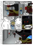 Black Doom encountering Maria.