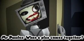 Mr Puzzles entering the Meme factory, spelling impending doom.