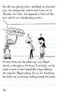 Abigail jumpscares Greg and Greta after their first encounter.