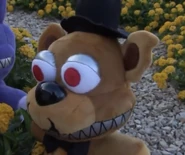 Nightmare Freddy preparing to invade.