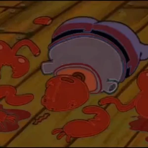 18+ Mr Krabs Murdered Gif