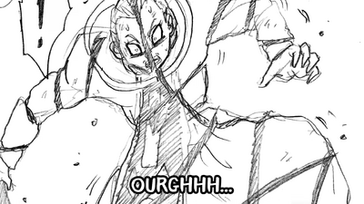 Vegito slices Korn