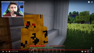 Nightmare Steve's first appearance, unbeknownst to Sabre.