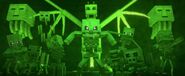 The Skeleton with his skeleton gang