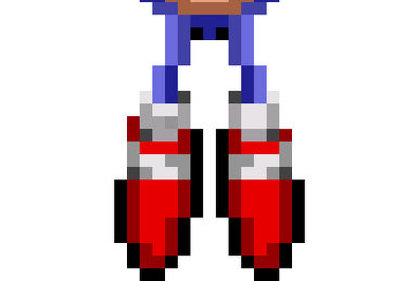 Sonic the Hedgehog (Sonic Advance Sprite) Minecraft Skin