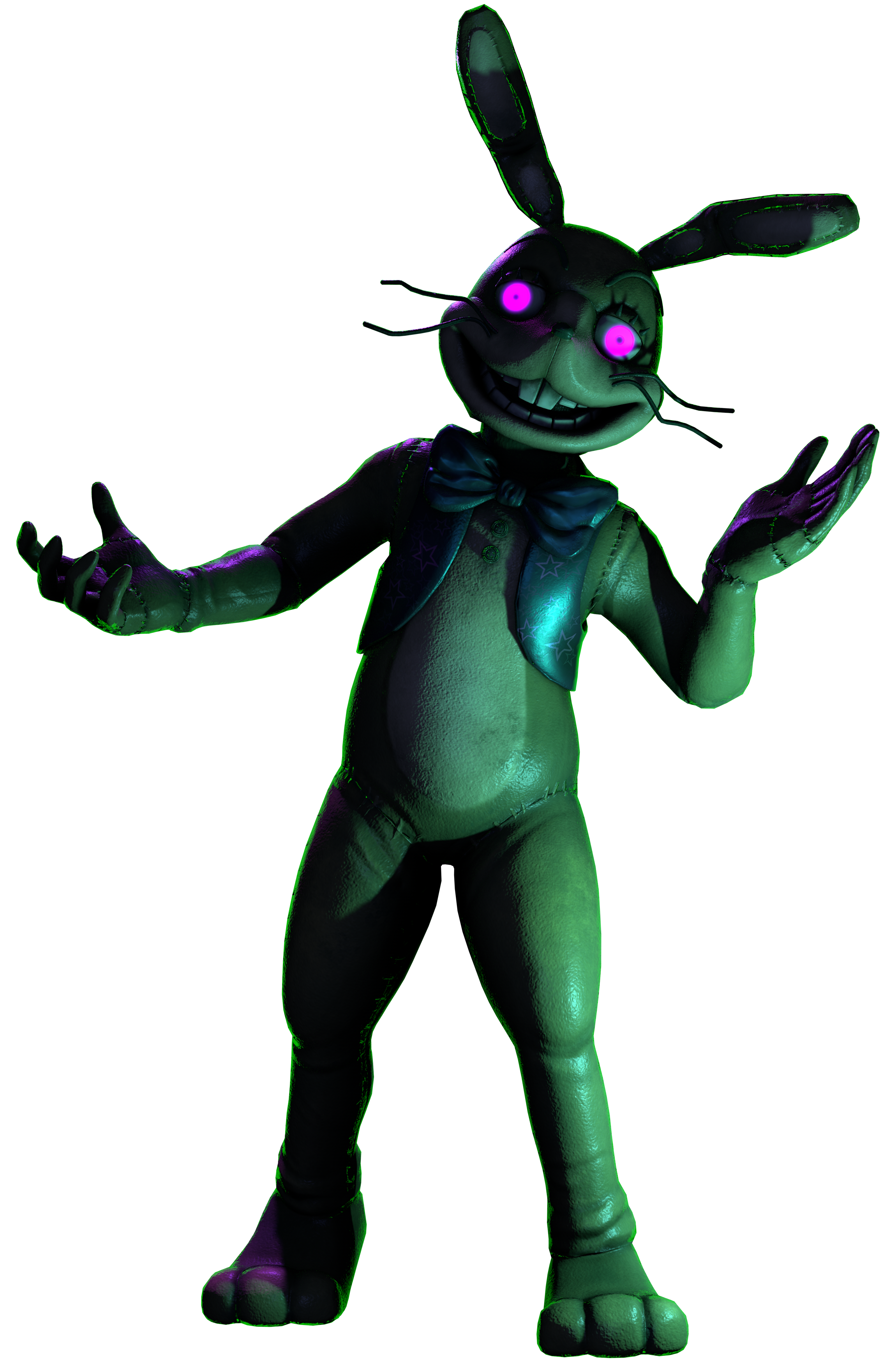 Glitchtrap fnaf plus glitchy add on!!! - 3D model by meepster