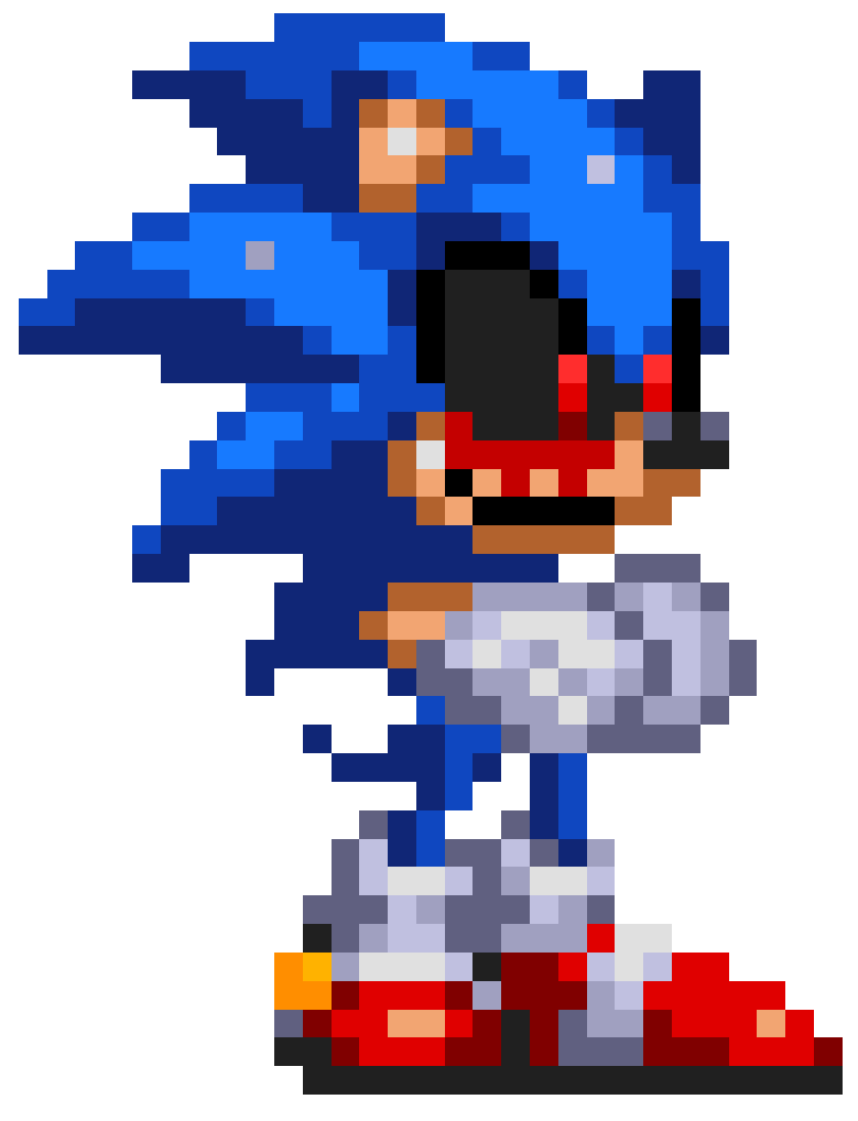 I remade Sonic's sprites (that aren't dialogue cuz that's too much