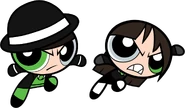 Babsy (right) and Budsy (left) (the Green-Silver Twins, if joined by Kade's criminal heist, engaging slight bribery)