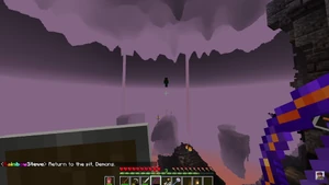 Rainbow Steve returns and kills several Demon Steves.