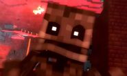 Wither Skeleton's angry face