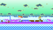 Sonic.exe warps Tails to a hellish version of Green Hill Zone