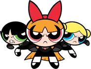 Blossom, Bubbles, and Buttercup (false-crimes, leaders of their heroic side of the faction)