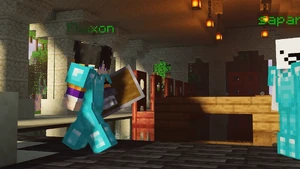 Flux manipulating saps into hosting an emergency meeting at on his island.