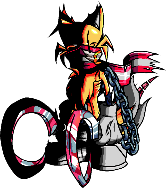 Character art of parmenides from tails.exe