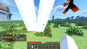 Void Steve attacks Light for challenging his power.