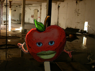 Happy Appy in his basement in "Happy's House".