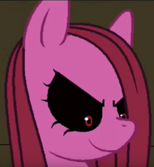 pinkamena happy