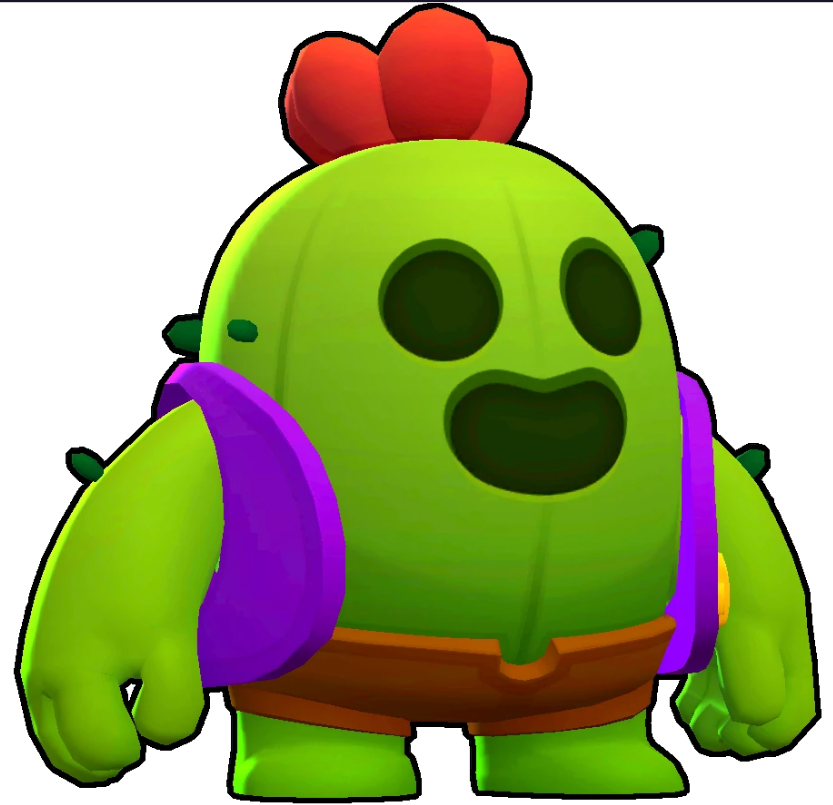 Brawl Stars Spike the Cactus Flower Fighter Plant Brawler Action Figure