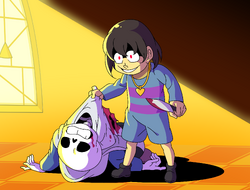 Chara (Frisk vs Chara, Undertale animation), Pure Evil Wiki