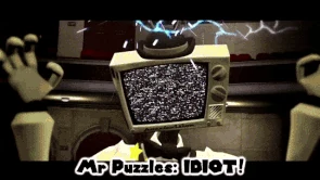Mr Puzzles' second breakdown after Mario ruins his show.